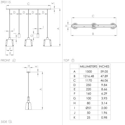 Eglo - Пендел 5xE27/40W/230V черен/златист