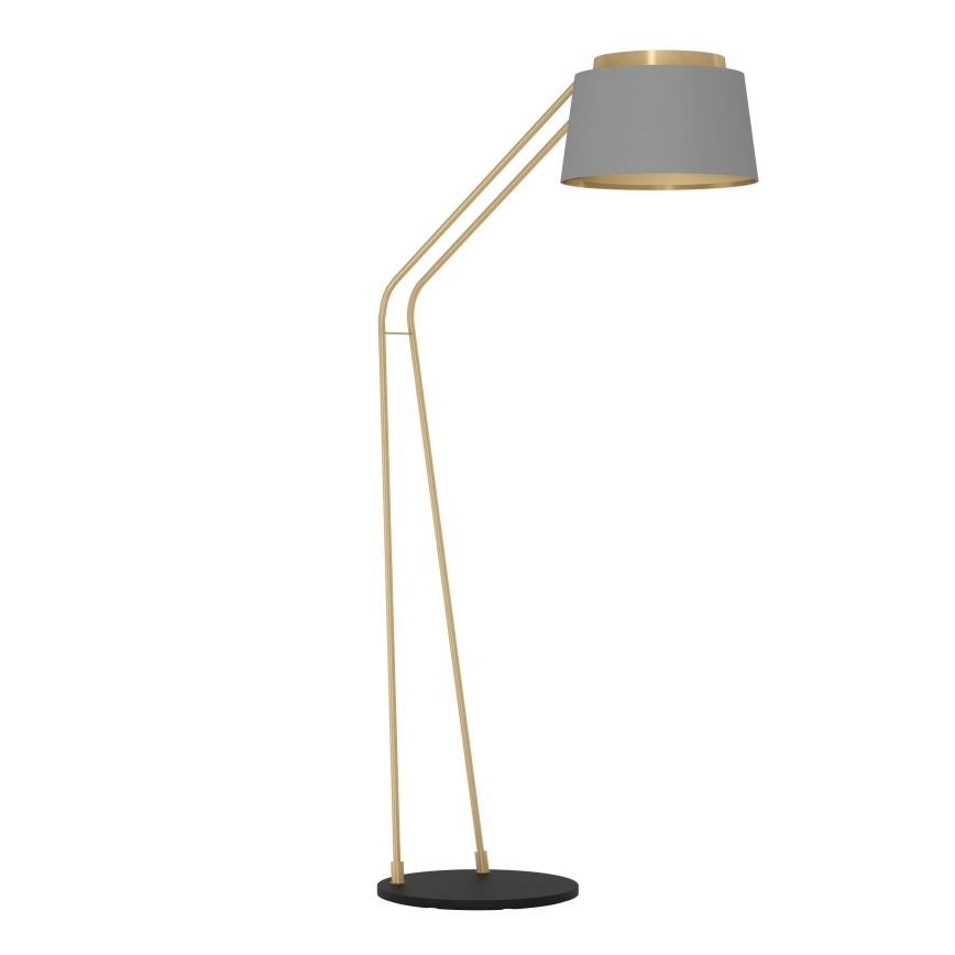Eglo - Лампион 1xE27/40W/230V сив/златист