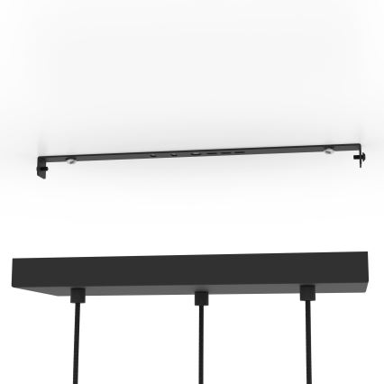 Eglo - Пендел 3xE14/40W/230V златист/черен