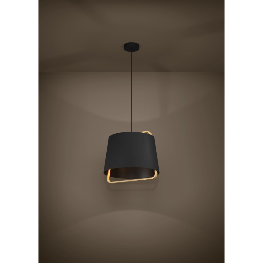 Eglo - Пендел 1xE27/40W/230V черен