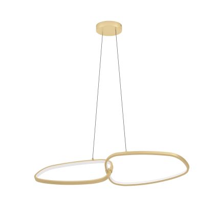 Eglo - LED Димируем пендел LED/37,5W/230V 3000K златист