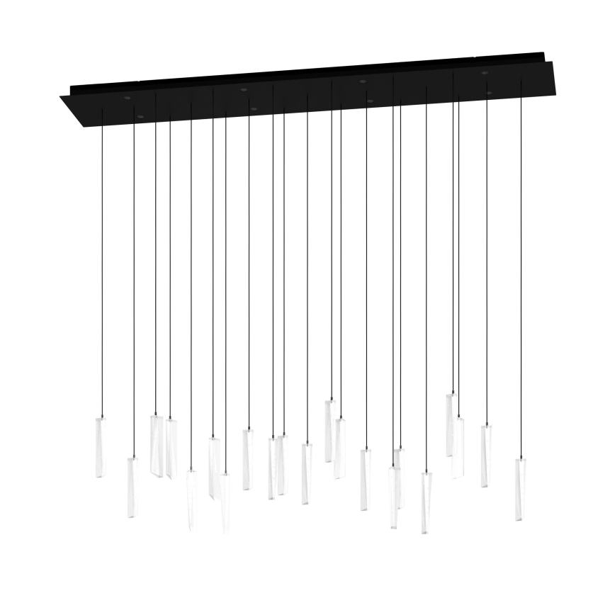 Eglo - LED Димируем пендел 8xLED/4,2W/230V 3000K прозрачен