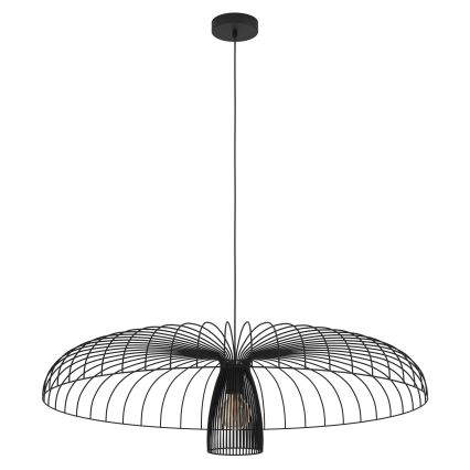 Eglo - Пендел 1xE27/60W/230V Ø 98,5 см черен