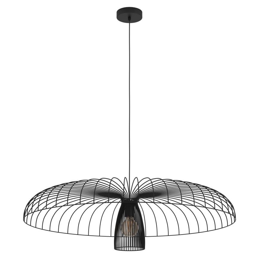 Eglo - Пендел 1xE27/60W/230V Ø 98,5 см черен