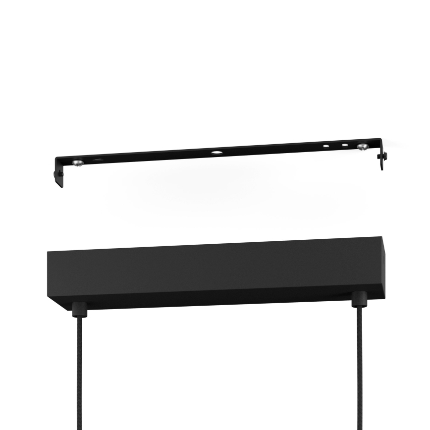 Eglo - LED Димируем пендел LED/28,8W/230V 3000K черен/кафяв