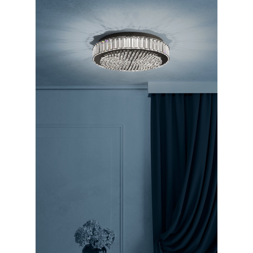 Eglo - LED Димируем плафон LED/23,5W/230V 4000K черен