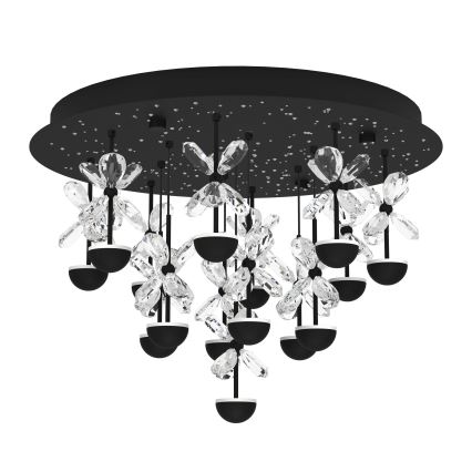 Eglo - LED Димируем плафон LED/27W/230V 3000K черен