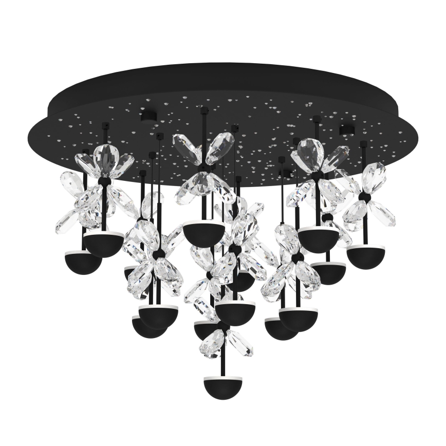 Eglo - LED Димируем плафон LED/27W/230V 3000K черен
