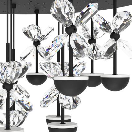 Eglo - LED Димируем плафон LED/27W/230V 3000K черен