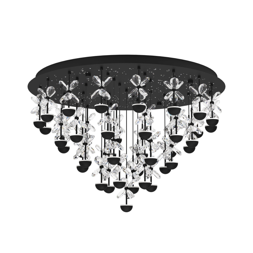 Eglo - LED Димируем плафон LED/77,4W/230V 3000K черен