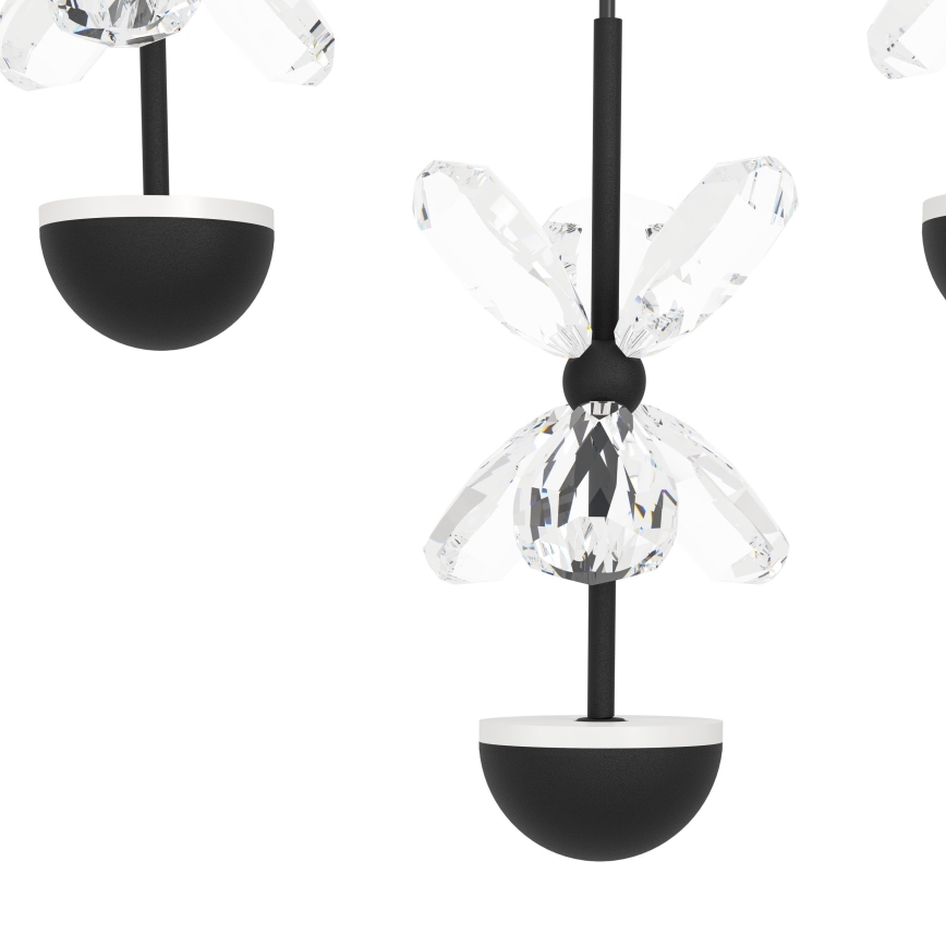 Eglo - LED Димируем плафон LED/77,4W/230V 3000K черен