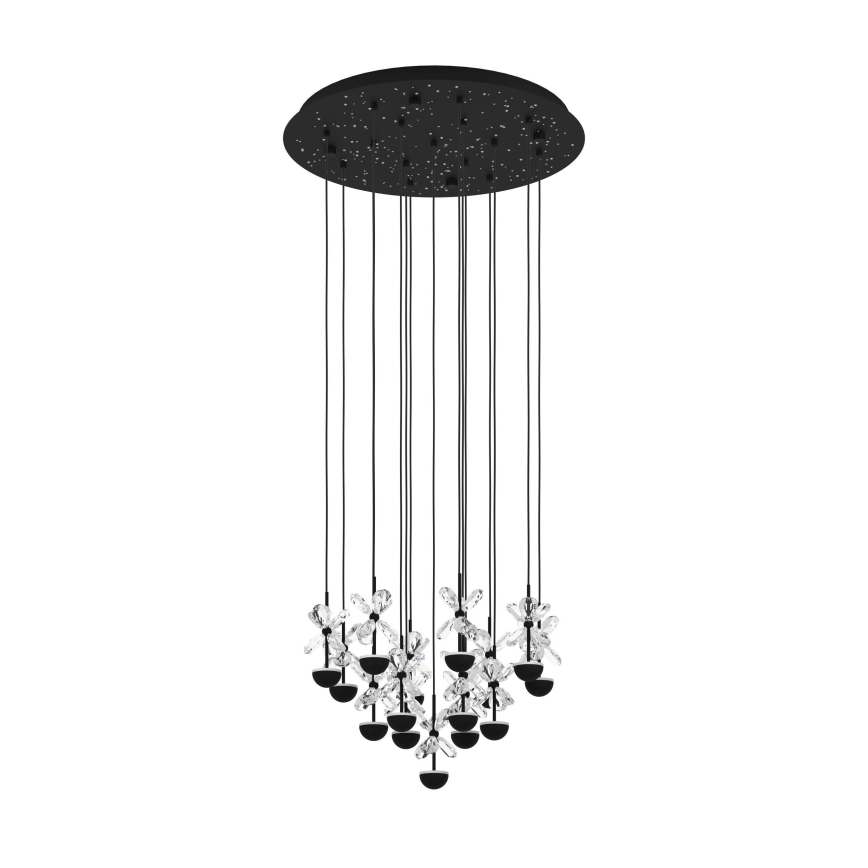 Eglo - LED Димируем пендел LED/27W/230V 3000K черен