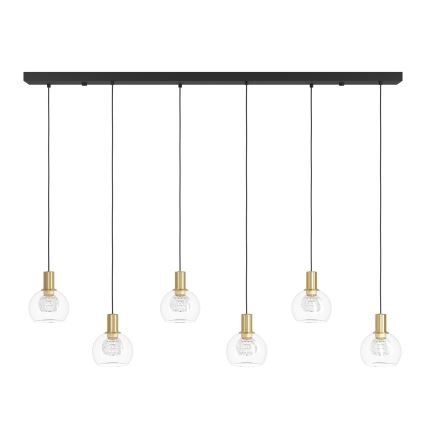 Eglo - LED Димируем пендел 6xLED/5,4W/230V 3000K златист
