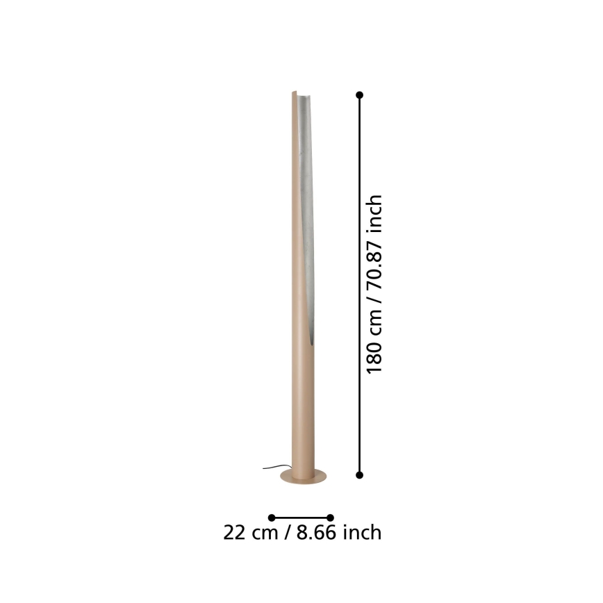 Eglo - LED Лампион 1xGU10/5,7W/230V бежов