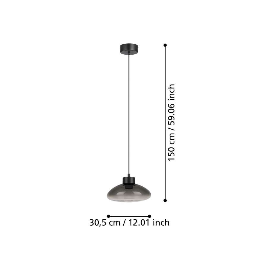 Eglo - LED Димируем пендел LED/5,4W/230V 2700K опушен