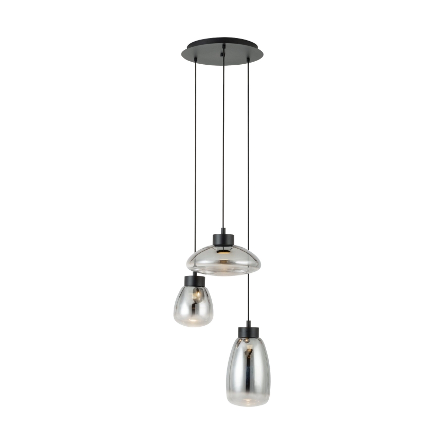Eglo - LED Димируем пендел 3xLED/5,4W/230V 2700K опушен