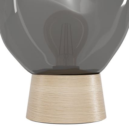 Eglo - Настолна лампа 1xE27/40W/230V опушен