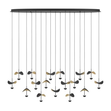 Eglo - LED Димируем пендел 17xLED/2,3W/230V 3000K