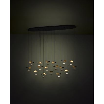 Eglo - LED Димируем пендел 17xLED/2,3W/230V 3000K