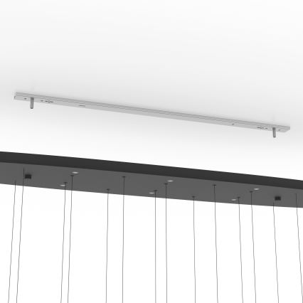 Eglo - LED Димируем пендел 8xLED/4,2W/230V 3000K прозрачен