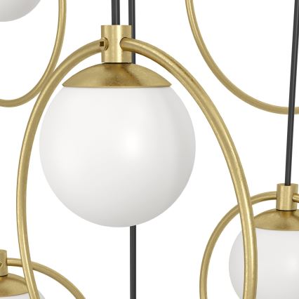 Eglo - LED Димируем пендел 10xLED/3W/230V 3000K златист