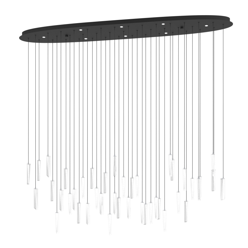 Eglo - LED Димируем пендел 8xLED/4,2W/230V 3000K прозрачен