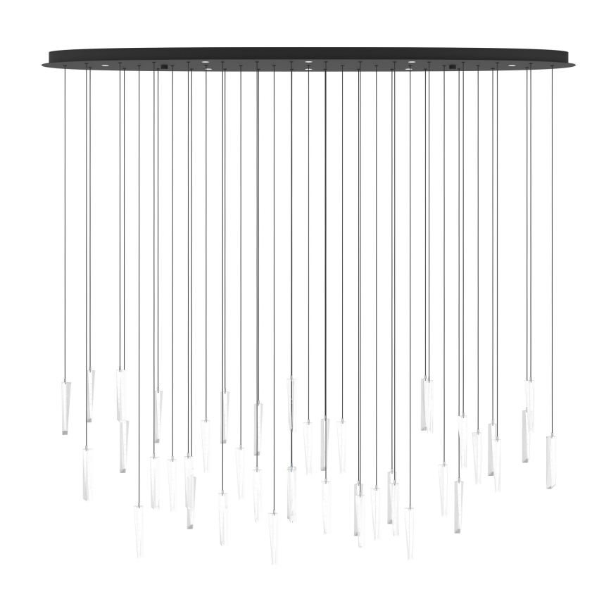 Eglo - LED Димируем пендел 8xLED/4,2W/230V 3000K прозрачен