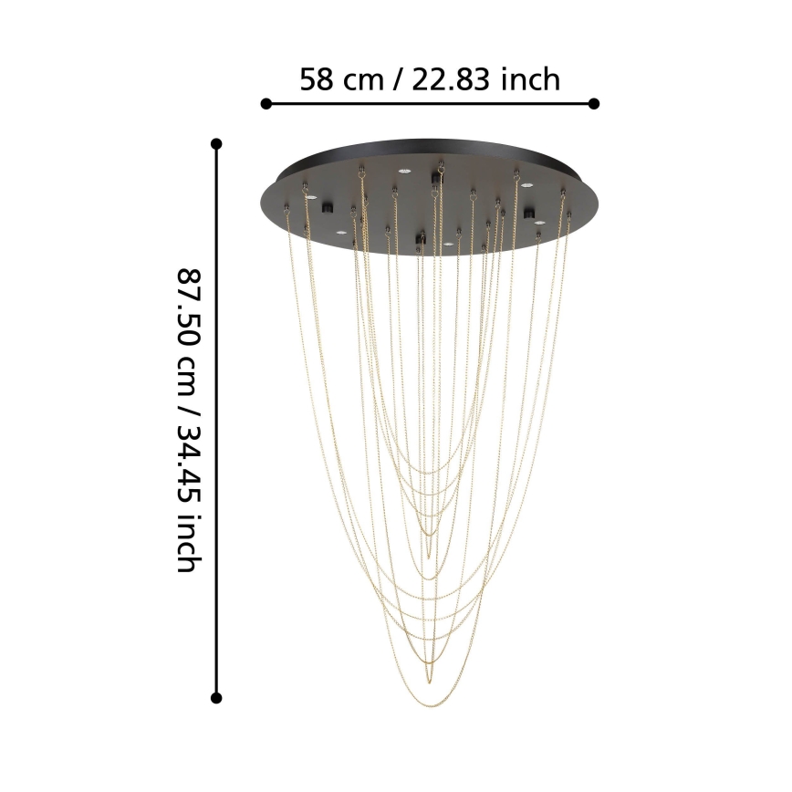 Eglo - LED Димируем плафон 6xLED/4,2W/230V 3000K