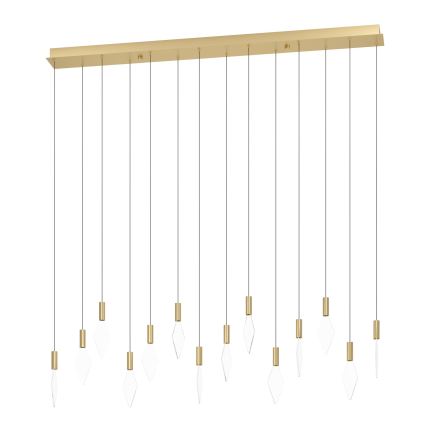 Eglo - LED Димируем пендел 14xLED/3,3W/230V 3000K златист