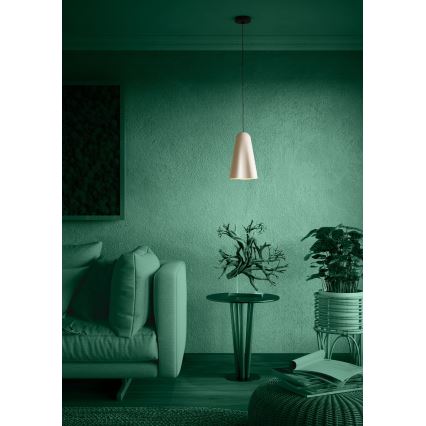 Eglo - Пендел 1xE27/40W/230V бежов