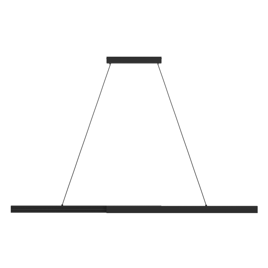 Eglo - LED регулируема висяща лампа с кабел LED/20W/230V 3000K черен