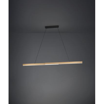 Eglo - LED Димируем пендел LED/21W/230V 3000K кафяв
