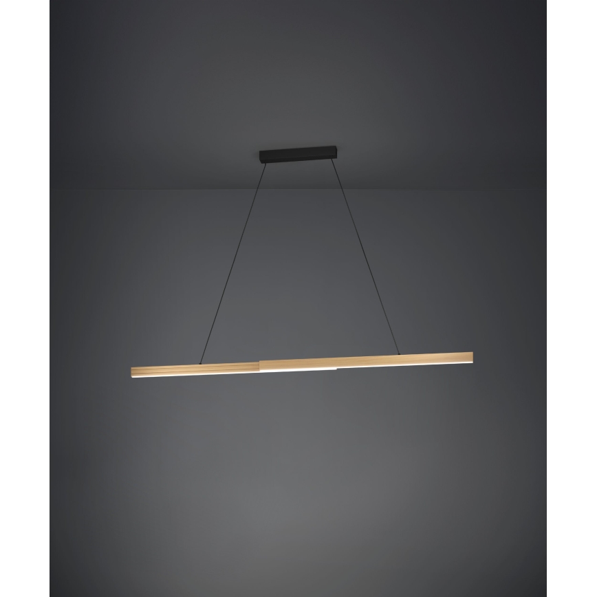 Eglo - LED Димируем пендел LED/21W/230V 3000K кафяв
