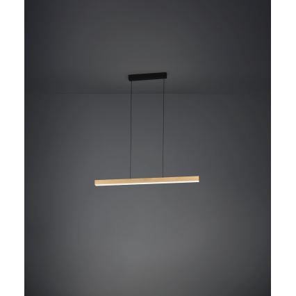 Eglo - LED Димируем пендел LED/21W/230V 3000K кафяв
