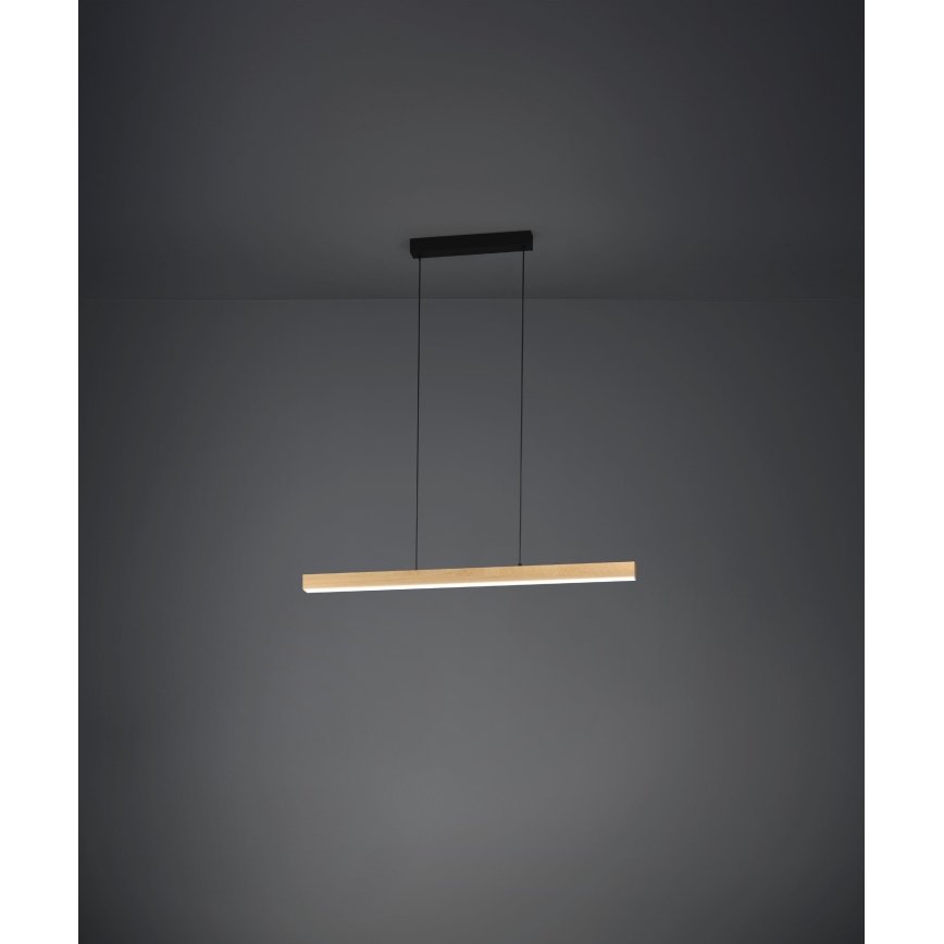 Eglo - LED Димируем пендел LED/21W/230V 3000K кафяв