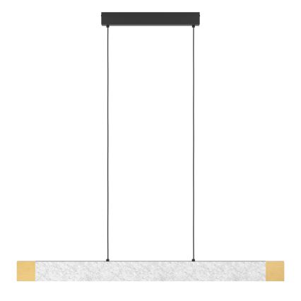 Eglo - LED Димируем пендел LED/22,2W/230V 3000K кафяв/сив