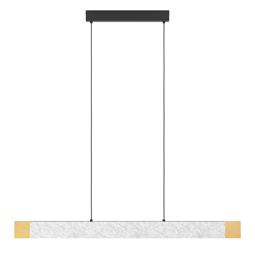 Eglo - LED Димируем пендел LED/22,2W/230V 3000K кафяв/сив
