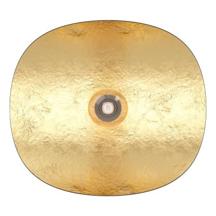 Eglo - Плафон 1xE27/40W/230V черен/златист