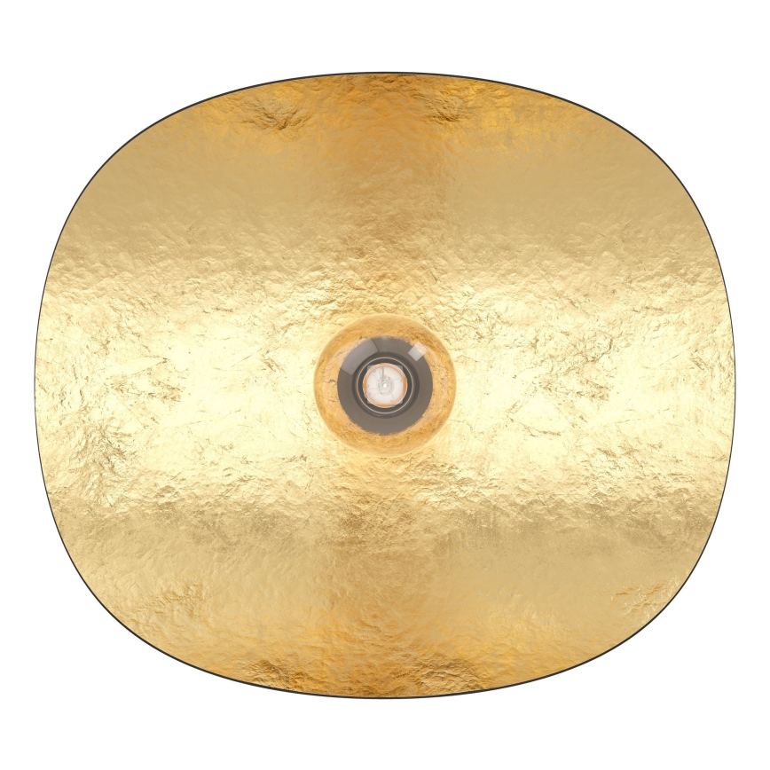 Eglo - Плафон 1xE27/40W/230V черен/златист