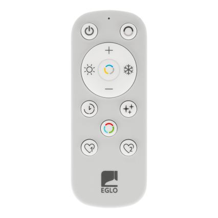 Eglo - LED Димируема настолна лампа LED/21W/230V 2700-6500K черен/златист + дистанционно управление