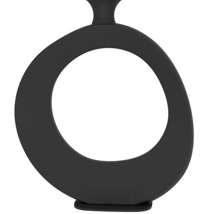 Eglo - Настолна лампа 1xE27/60W/230V 52,5 см черен/кремав