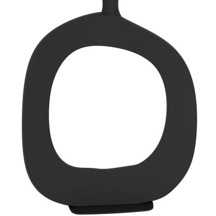 Eglo - Настолна лампа 1xE27/60W/230V 88 см черен/кремав