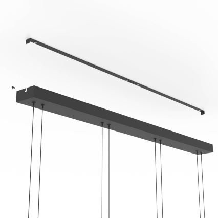 Eglo - Димируем LED полилей на кабел 4xLED/5,8W/230V черен/димчат