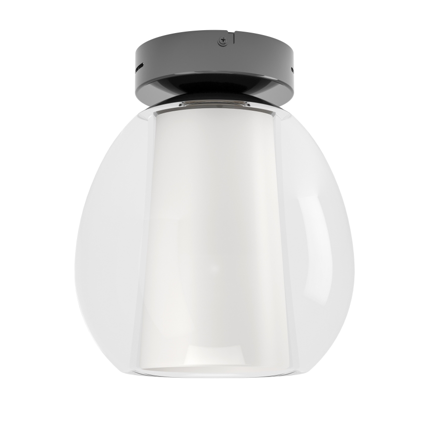 Eglo - Димируемо таванно LED осветително тяло LED/5,5W/230V + LED/1,6W 2200-6500K Ø 25 см черен хром + дистанционно управление