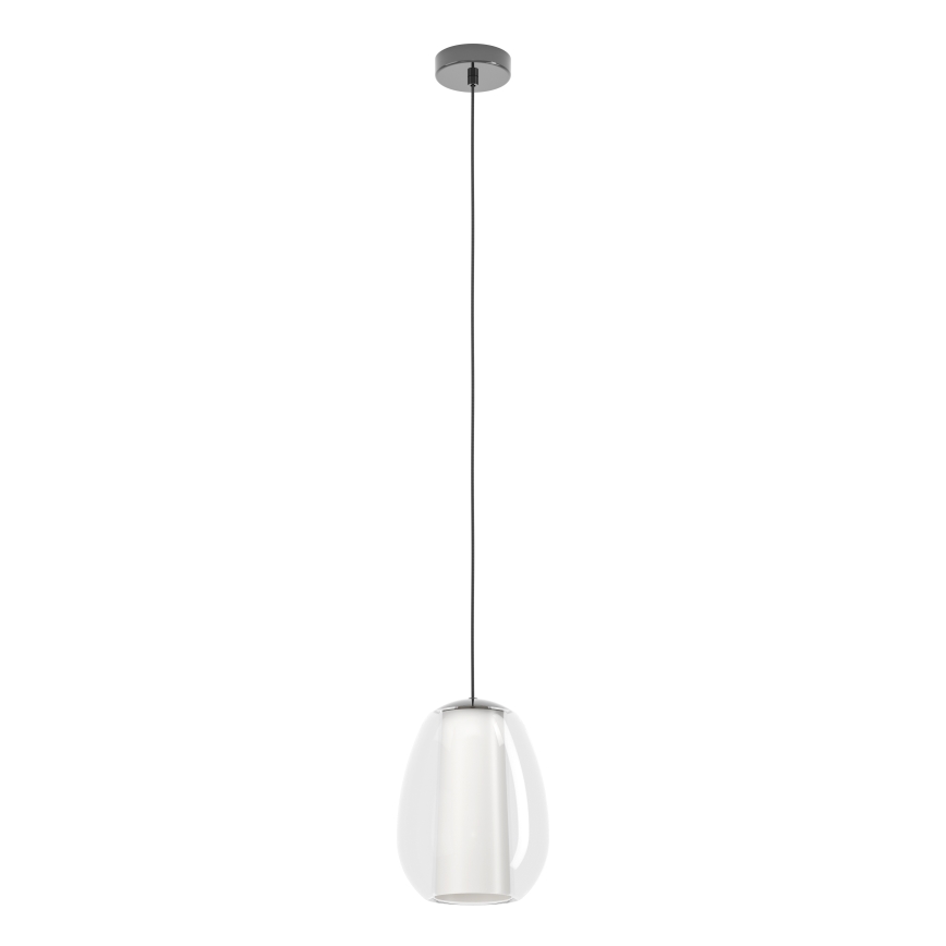 Eglo - LED димируем полилей на кабел LED/7W/230V + LED/1,6W 2200-6500K черен хром