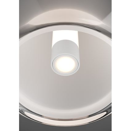 Eglo - Полилей на кабел с възможност за димиране LED/7W/230V + 2xLED/5,5W + 3xLED/1,6W лъскав хром