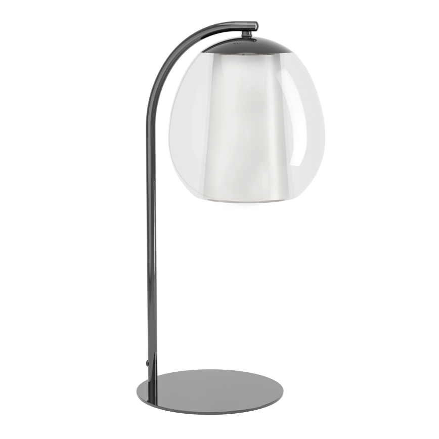 Eglo - LED Димируема настолна лампа LED/5,5W/230V + LED/1,6W лъскав хром