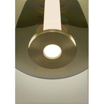 Eglo - LED димируема висяща лампа на кабел LED/6W/230V + LED/1,6W 2200-6500K Ø 25 см, златиста