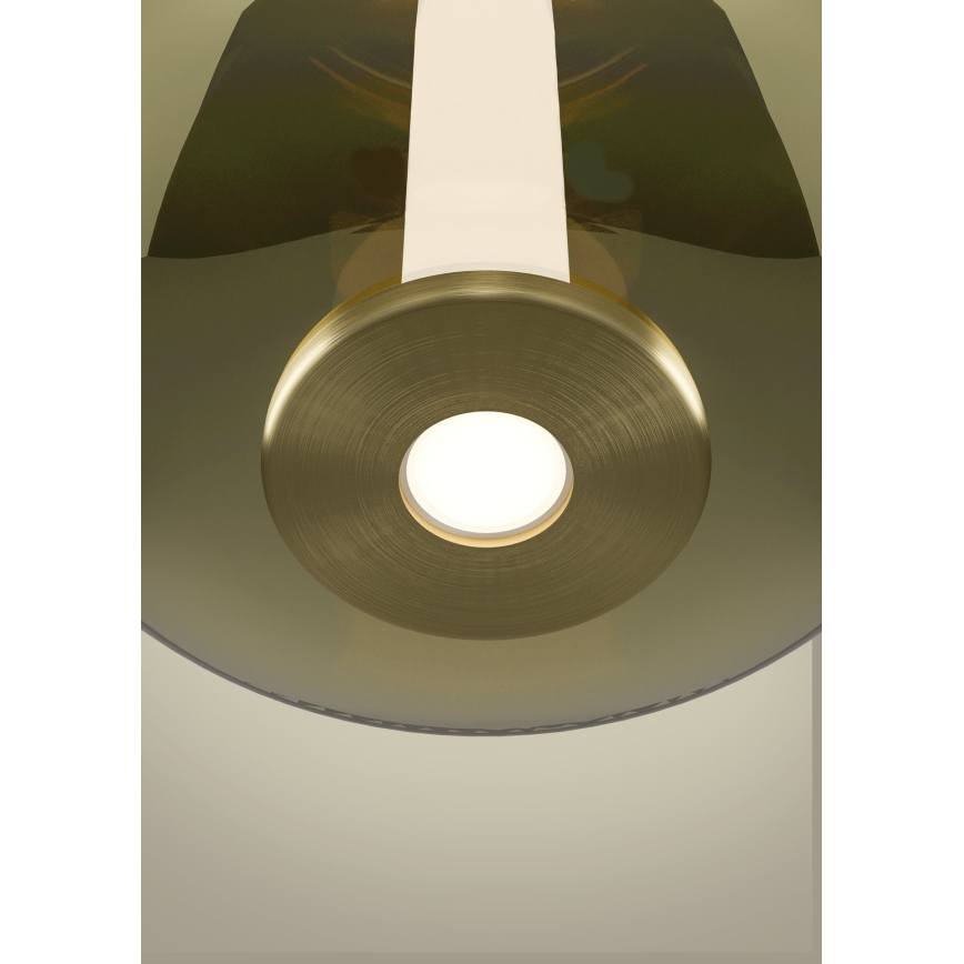 Eglo - LED димируема висяща лампа на кабел LED/6W/230V + LED/1,6W 2200-6500K Ø 25 см, златиста