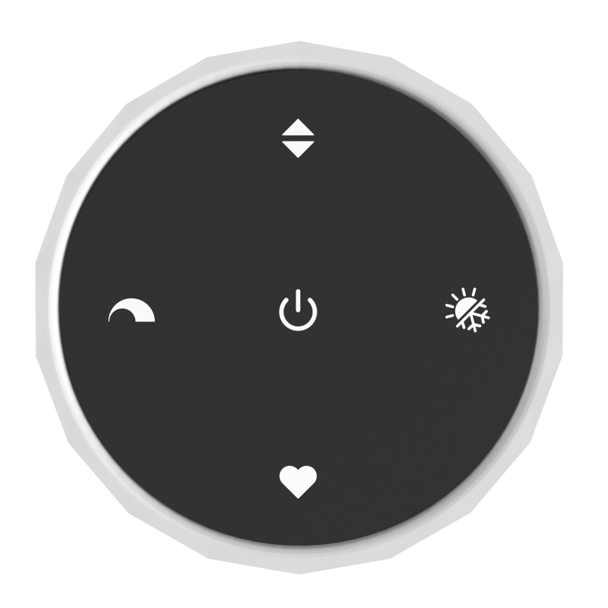 Eglo - LED полилей с кабел и възможност за димиране LED/5,8W/230V 2200-6500K бежово/опушено + дистанционно управление